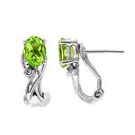 Prima Peridot & Diamond Earrings