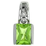 Prima Peridot & Diamond Pendant