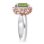 Peridot & Diamond Ring