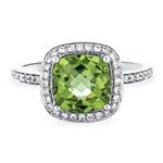 Prima Peridot & Diamond Ring