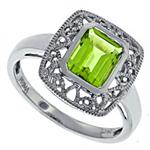 Prima Peridot Ring