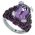 Prima Pink Amethyst & Pink Sapphire Ring