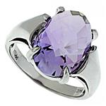 Prima Pink Amethyst Ring