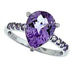 Prima Pink Amethyst Ring