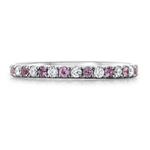 Prima Pink Sapphire & Diamond Ring