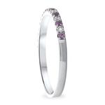 Pink Sapphire & Diamond Ring