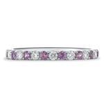 Prima Pink Sapphire & Diamond Ring