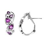 Prima Pink Tourmaline Earrings