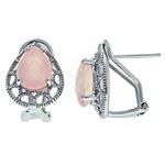 Prima Rose Quartz Earrings