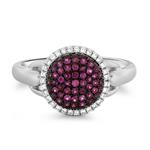 Prima Ruby & Diamond Dome Ring