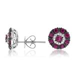 Prima Ruby & Diamond Earring