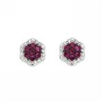 Prima Ruby & Diamond Earrings