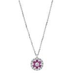 Prima Ruby & Diamond Pendant With Chain