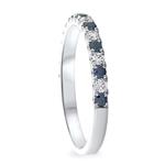 Sapphire and Diamond Band