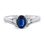 Prima Sapphire and Diamond Ring