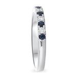 Sapphire & Diamond Band