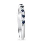 Sapphire & Diamond Band