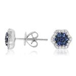 Prima Sapphire & Diamond Earring