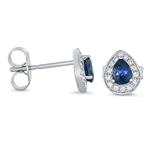 Prima Sapphire & Diamond Earrings