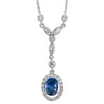 Prima Sapphire & Diamond Necklace