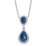 Prima Sapphire & Diamond Necklace