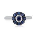 Prima Sapphire & Diamond Ring