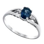 Prima Sapphire & Diamond Ring