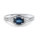 Prima Sapphire & Diamond Ring