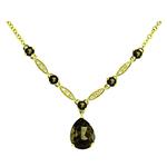 Prima Smokey Quartz & Diamond Necklace