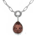 Prima Smokey Quartz & Diamond Necklace