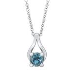 Prima Swiss Blue Topaz Pendant