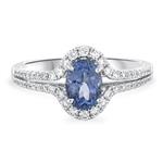 Prima Tanzanite & Diamond Ring