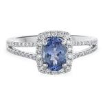 Prima Tanzanite & Diamond Ring