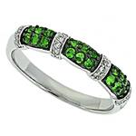 Prima Tsavorite & Diamond Ring