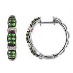 Prima Tsavorite & Diamond Earrings