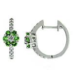 Prima Tsavorite & Diamond Earrings