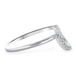 U Shape Diamond Ring