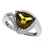 Prima Whiskey Quartz Ring