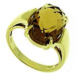 Prima Whiskey Quartz Ring